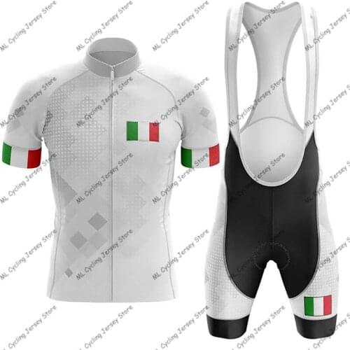 2020 Italy Cycling Clothing Short sleeve set Quick Dry Men Bicycle clothing summer Cycling Jersey sets MTB bike shorts suit