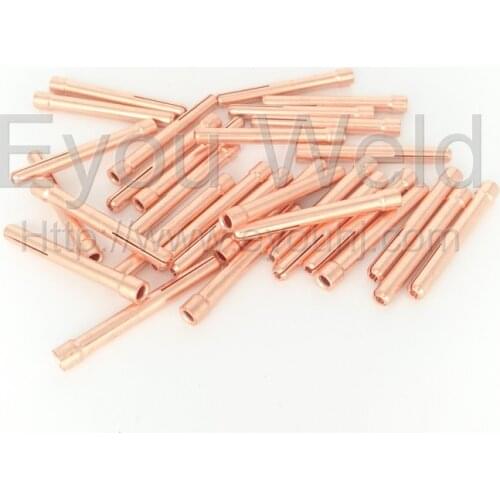 30ps Collect 50mm For Arc Weld/TIG WP17 WP18 WP26 Torch [10N21-0.5/10N22-1.0/10N23-1.6/10N23M-2.0/10N24-2.4/10N25-3.2/54N20-4.0]