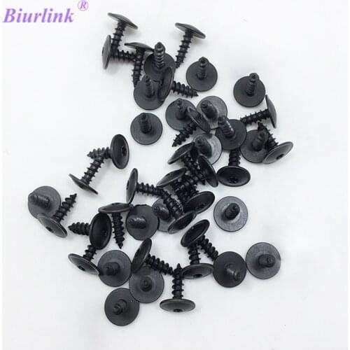 Biurlink Car Splash Shield Clip Screw Nuts For VW Jetta Golf Passat Polo Tiguan EOS CC Beetle