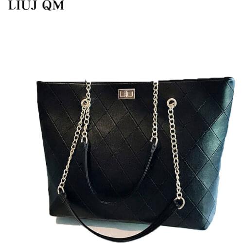 Large Women Casual Totes Bag Female Simple Black Hobos Bags PU Leather Shopper Shoulder Bags Lady Big Mommy Handbag Bolso Mujer