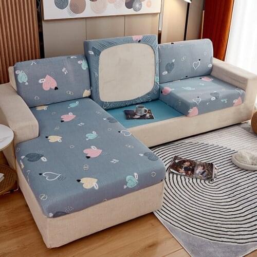 Stretch 1 2 3 4 Seater Sofa Cushion Cover Elastic All-inclusive Corner Slipcovers Universal L Shaped Protectors For Living Room
