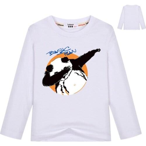Boys Long Sleeve T-shirt 3d Print Dabbing Pug Dog /Panda/Unicorn Tops Tees Cotton Kids Girls Clothes T Shirts 8 10 12 14 Year