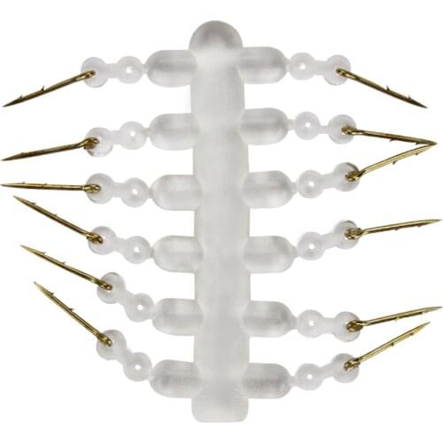 Metal Bait Spike Carp Fishing Tools Accessories Bait Sting Boilies Pin with Clear Rubber Corn Ronnie Hair Rig Carp Feeder Tackle