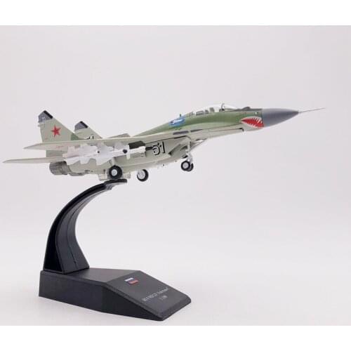 Wltk Russian Air Force MiG-29 Fulcrum Fighter 1/100 Diecast Model