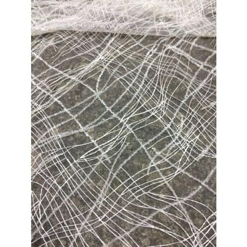 Fashionable and special SYJ-112918 Nigerian lace fabrics french lace fabric with sequins