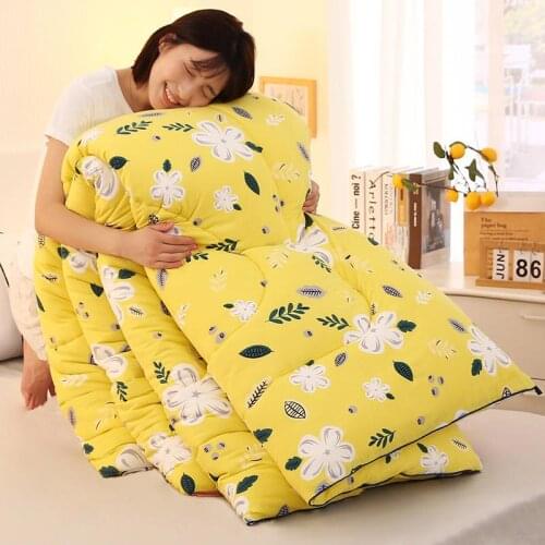 Fashion Printed Washed Cotton Soft Autumn and Winter Blankets Bring Warm Sleep to the Family at Home or as Gift for Friends