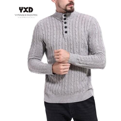 Men clothes Man Pullover Sweater Mens clothing Mans Sweaters Jumper Man Brand Casual Soft Cotton Slim Fit Solid Knitted Sweater