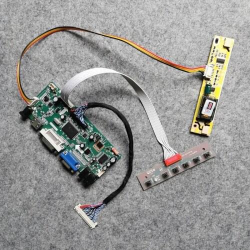 LCD panel drive board 1680*1050 VGA DVI 2-CCFL For LM220WE1/M220Z1/LTM220MT05/LTN190W1 screen M.NT68676 DIY kit LVDS 30 Pin