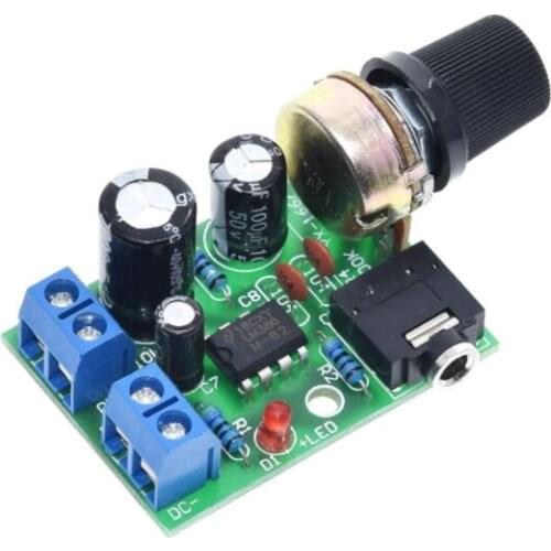 YX1667 / LM386 power amplifier board / 0.5W-10W speaker / DC3-12V audio amplifier