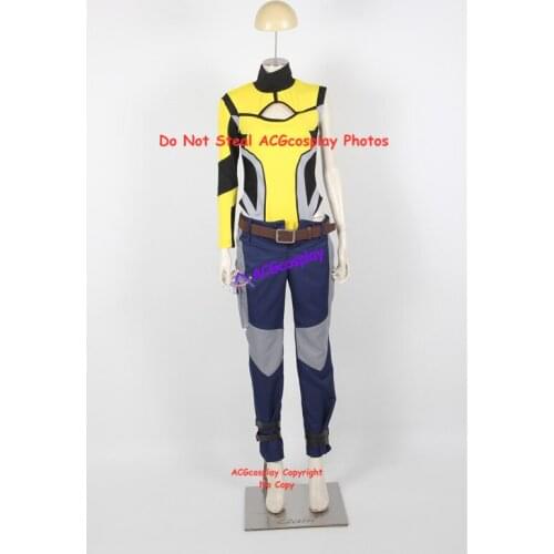 Maya Cosplay Costume yellow version whole set include belt