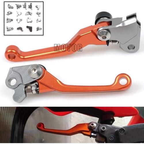 Motorbike Handle Grips CNC Dirt Pit Bike Pivot Brake And Clutch Levers For 250EXC 250EXC-F 250EXC-R 2005 250 EXC EXC-F EXC-R