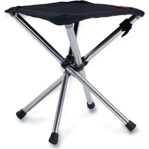 Outdoor Retractable Chair Camping Fishing Garden Folding Stool Portable Stainless Steel Oxford cloth Bench Stool