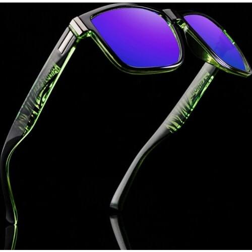 Outdoor Sports Polarized Sunglasses Men Square Driving Sun Glasses Male Vintage Coating Sunglass UV400 Shades Oculos De Sol