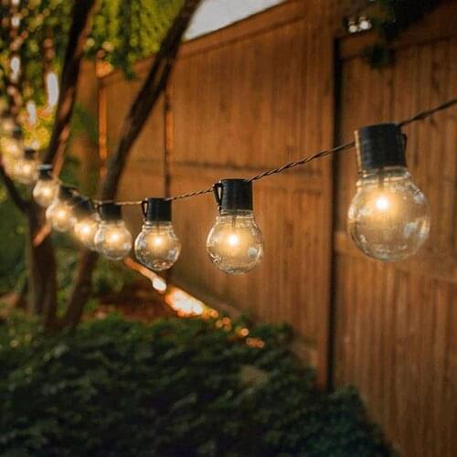 Solar Led Fairy String Lights Outdoor Solar Bulbs String Lights Waterproof Solar Powered Lamp For Party Yard Garden Decor Light