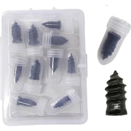 10 Pc Vacuum Tyre Repair Nail Motorcycle Tubeless Tyre Repair Rubber Nails For Vehicles No Disassembly Tyre Repairing Nails