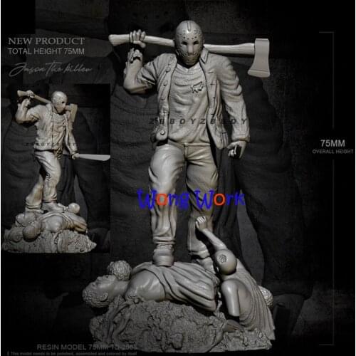 Wong Work Unpainted Resin H75mm 1/24 Unassembled Garage Kits GK Model Kit Figure TD-2553