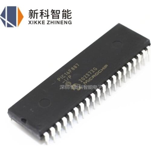 Xinyuan 5PCS PIC16F887 PIC16F887-I/P 16F887 DIP40 100%TEST IN STOCK