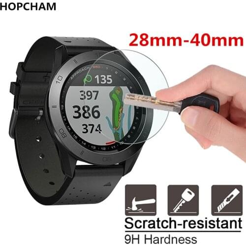 Round 31mm 32mm 33mm 34mm 37mm 38mm 40mm For samsung S2 S3 Case Watch Screen protector Watch Tempered Glass Screen Protector
