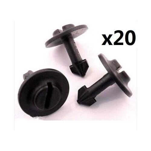 20x For Audi Plastic Twist Bolt Clip Pin- Engine Undertray Splashshield Arch Lining