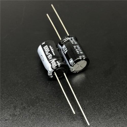 5pcs/50pcs 1000uF 16V NICHICON VZ Series Wide Temperature Range10x16mm 16V1000uF Aluminum Electrolytic Capacitor