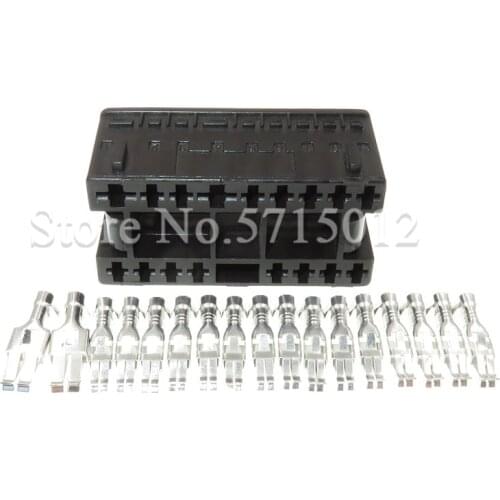 17 Hole 1J0 972 999 Car Auto Headlight Cable Socket Automotive Light Lamp Plug 1J0972999 For VW