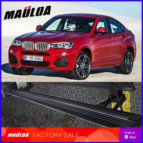 Car Accessories High quality aluminium alloy Automatic scaling Electric pedal side step running board for X4 2014