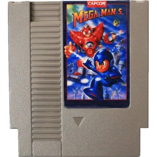 Free Shipping 72 Pins 8 Bit Game Card - Magaman 5