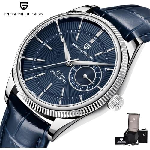 Quartz Watch for Men Luxury Casual Mens Watches Luxury Brand Pagani Design Japan VH65 200m Waterproof Diver Sport Montre Homme