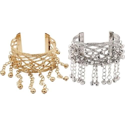 Ethnic Fashion Retro Personality Wild Dance Bells Tassel Bracelet Jewelry Foot Ankle Ring Accessories