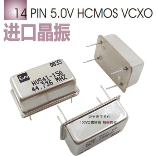 Original new 100% HV54I-150 adjustable voltage controlled crystal oscillator 44.736MHZ 5V DIP14 75ppm (Inductor)