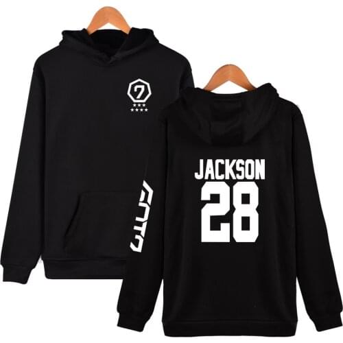 Fashion Hoodies Men Women Pullover Got7 K-pop Hip Hop harajuku Hooded Sweatshirt pocket long sleeve tracksuit Tops plus size 4XL