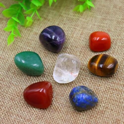 Seven Chakra Set Yoga Healing Energy Stone Meditation Christmas Gift Stones And crystals crystals Chakra Desk Decor Blessing