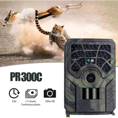 Outdoor Hunting Trail Camera HD Waterproof Monitoring Infrared Heat Sensing Night Vision Trigger Wildlife Scouting Cameras