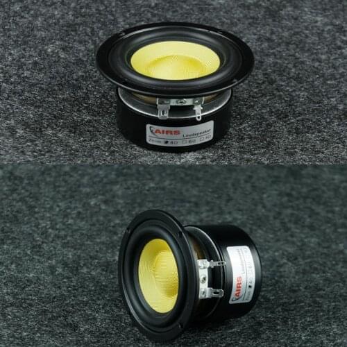 KYYSLB 4 Ohm / 8 Ohm 3 Inch 25W Woofer Speaker Home Real Fiberglass High Quality Woofer Amplifier Speaker Round Square