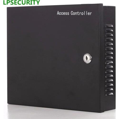 1 2 4 gate door lock Access Controller board with TCP/IP port with cabinet and power supply box