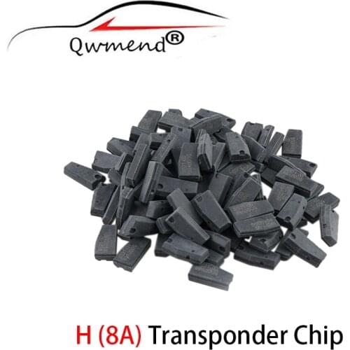 QWMEND Car Remote Key H Chip for Toyota Rav4 Highlander Corolla Sienna Sequoia Camry Transponder Ceramic Blank 8A Chip H