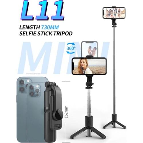 3 In 1 Aluminum Alloymini Wireless Bluetooth-compatible Selfie Stick With Tripod Foldable Monopods Universal For Smartphone