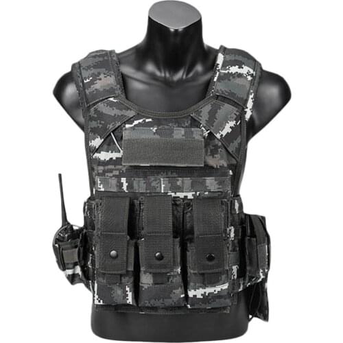 Tactical Vest Molle Airsoft Military Hunting Vest Plate Carrier Fishing Army Police Accessories Outdoor Paintball Game Training