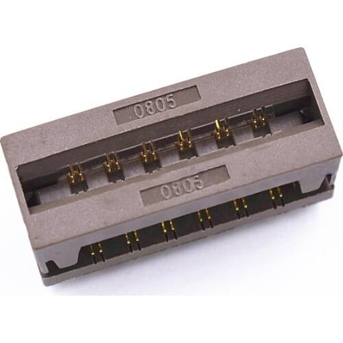 ANDK 0805 Capacitor test socket open top burn in socket 0805 SMD adapter with 6 DUT socket free shipping