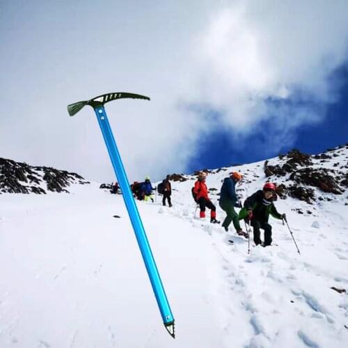Outdoor Camping Supplies Climbing Walking Ice Axe Hammer Self Arrest Hatchet for outdoor winter Walk Ice Fishing
