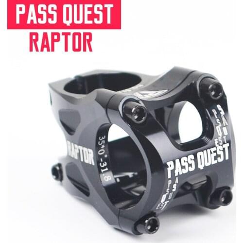 PASS QUEST Bicycle Stem 31.8mm 28.6mm Bike Short Stem Parts Of Bicycle 35mm AluminumAlloy lightwe Stem for AM/DH/FR/DJ/ENDURO