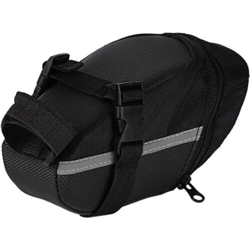 Waterproof Mountain Road Bicycle Tail Bag Saddle Bag Bike Pouch Cycling Seat Bag Black Wholesale In Stock