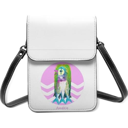 Japanese Anime Shoulder Bag Female Gifts Mobile Phone Bag Stylish Leather Travel Bags