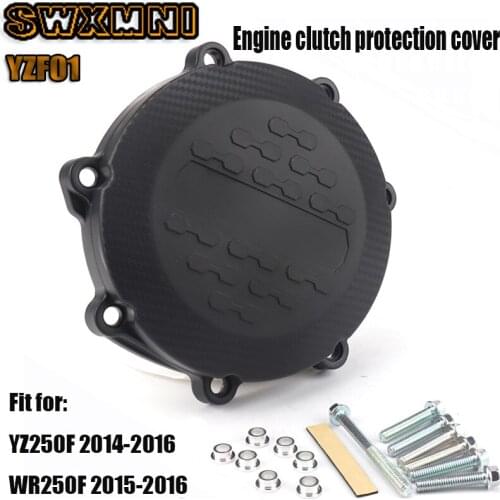 Motorcycle Clutch Cover Protection Cover Fit For YZ250F 2014 2015 2016 WR250F 2015 2016 free shipping
