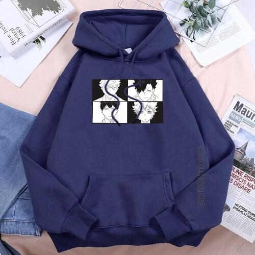 Haikyuu Cool Anime Graphic Photo Female Streetwear 2021 Spring Lace-Up Hooded Hip Hop Loose Hoodie Harajuku Hoody
