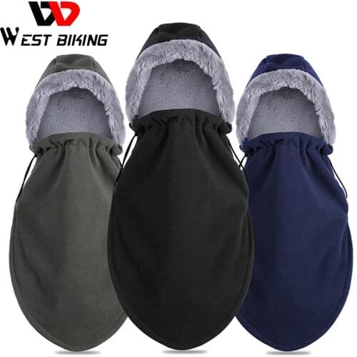 Winter Cycling Cap Fleece Windproof Cycling Head Scarf Bike Mask Men Women Ski Bicycle Hat Balaclava Bandana Ciclismo Bike Caps