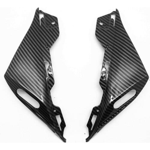 Carbon Fiber Pattern Front Side Upper Mirror Adapter Fairing for YAMAHA T MAX 530 17-18