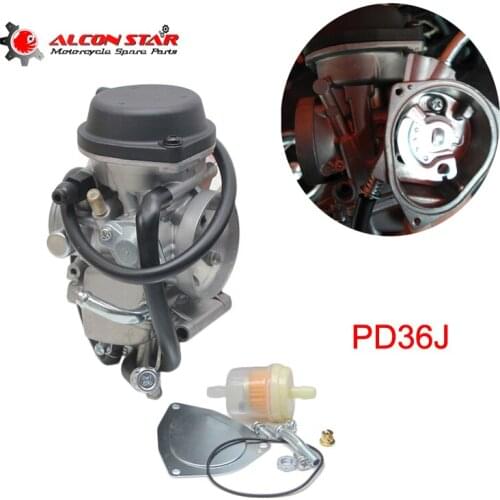Alconstar-36mm PD36J Motorcycle Carburetor Carb Quad ATV for Kawasaki KFX 400 KFX400 2003~2006 UTV LTZ400 LTZ400 Raptor 400