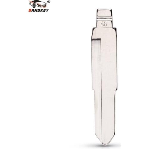 Dandkey 1Pcs Metal Blank Uncut Flip KD Remote Key Blade Type #46