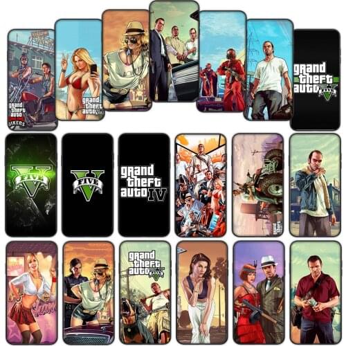Grand Theft Auto V Soft Cover Case for Xiaomi Mi Redmi Note 9 SE 9C 9S 9T Pro Max